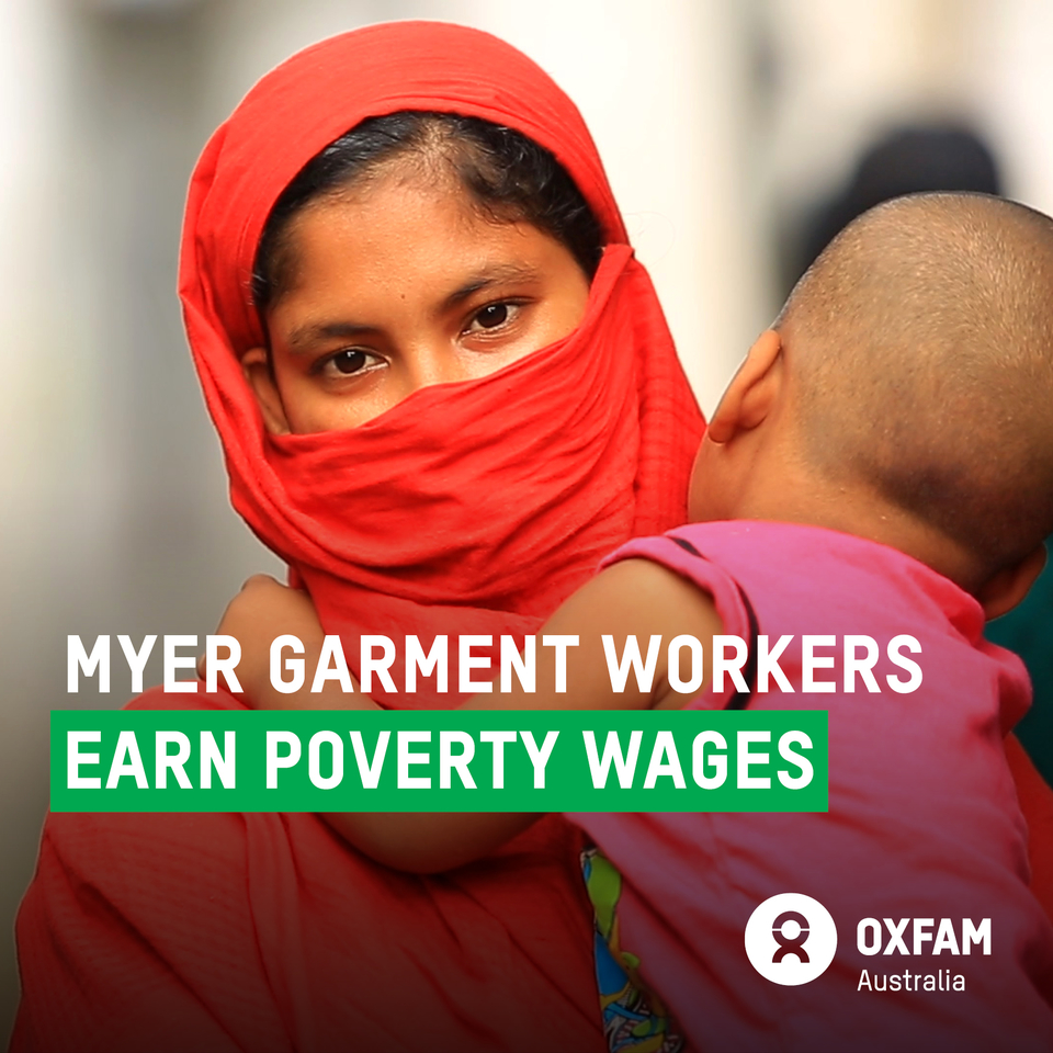 Demand Myer End Poverty Wages Oxfam Australia